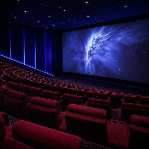 Cinema screen and seating